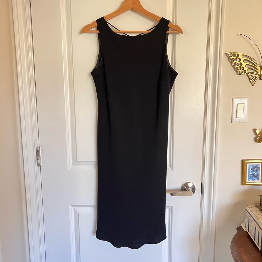 Vintage Evan Picone LBD with Back Detail